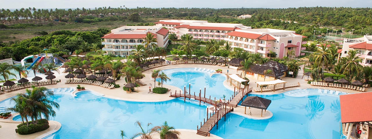 Vista do Grand Palladium Imbassaí na Bahia