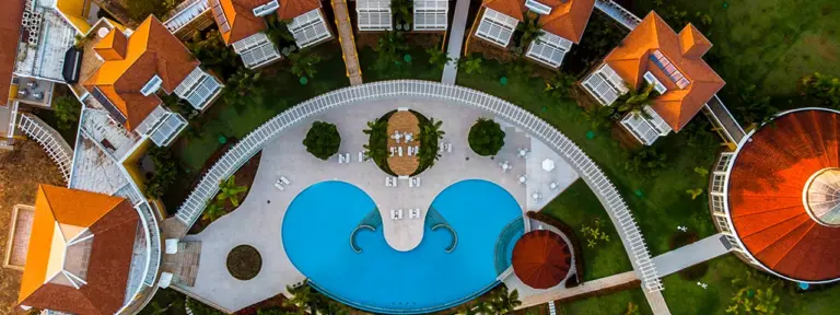 Vista do Blue Tree Daj Resort e Marina em Ribeirão Claro