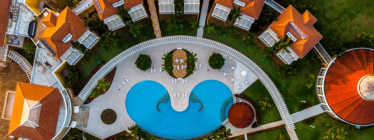 Vista do Blue Tree Daj Resort e Marina em Ribeirão Claro