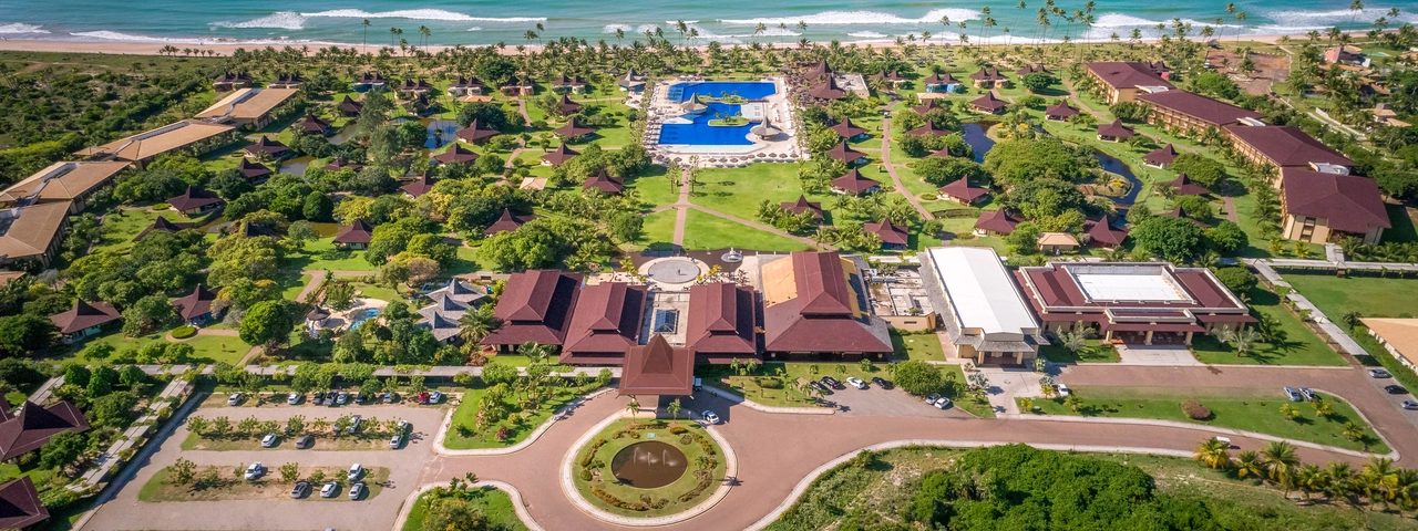 Vista do Vila Galé Marés em Guarajuba, Bahia