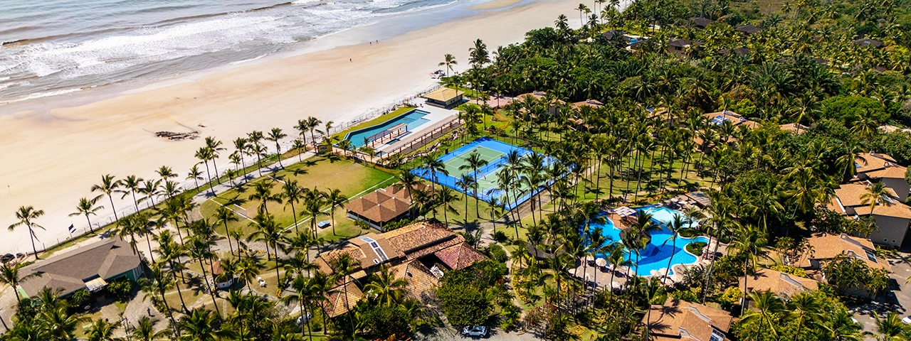 Vista do Cana Brava All-Inclusive Resort em Ilhéus