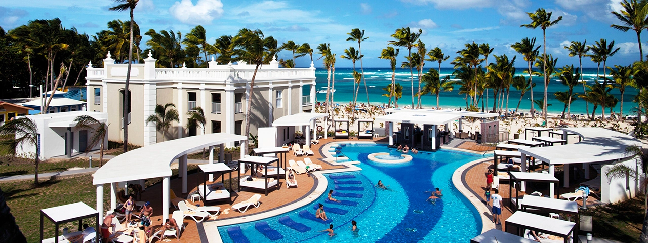 Vista do Riu Palace Bávaro em Punta Cana