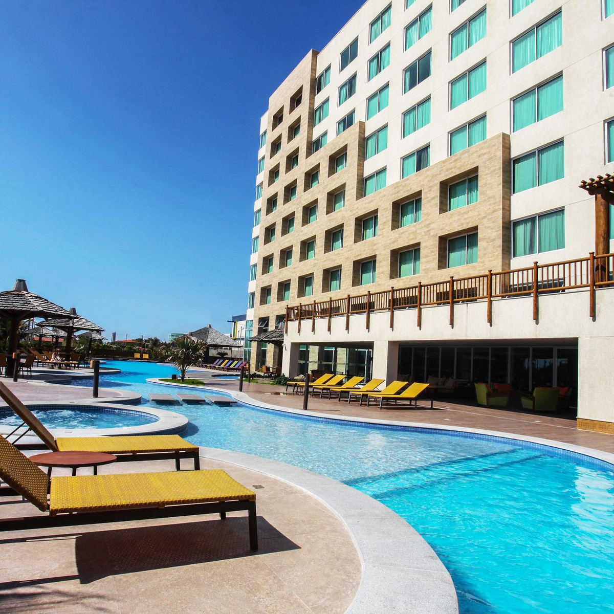 Vista do Gran Mareiro Hotel em Fortaleza