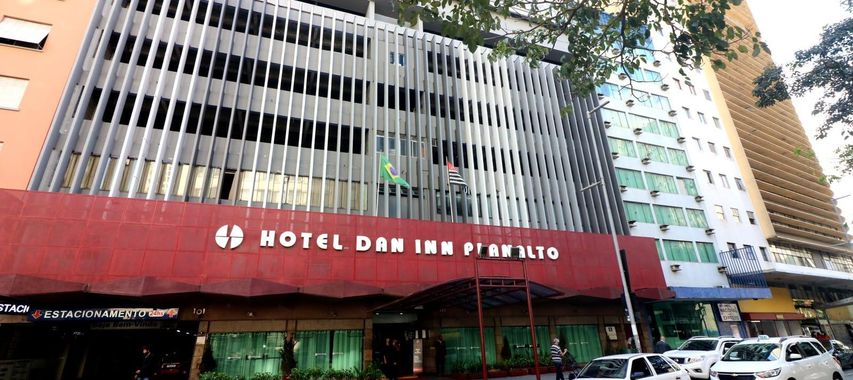 Vista do Hotel Dan Inn Planalto em São Paulo